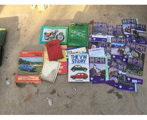 VARIOUS VINTAGE MANUALS AND MAGAZINES 