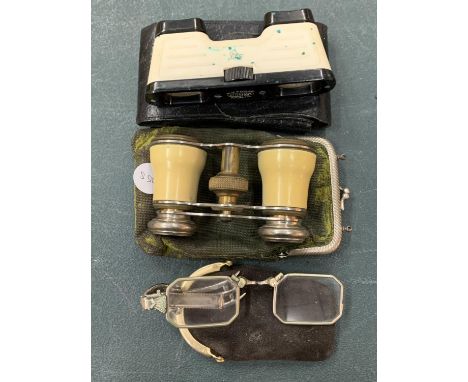 THREE PAIRS OF VINTAGE OPERA GLASSES 