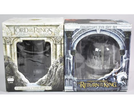 Two Collectors DVDs Boxed Sets and Models for Lord of The Rings