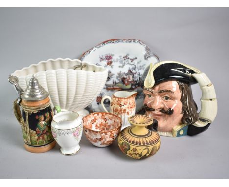 A Collection of Various Ceramics to include Royal Doulton Captain Henry Morgan Character Jug, Sylvac Planter Etc