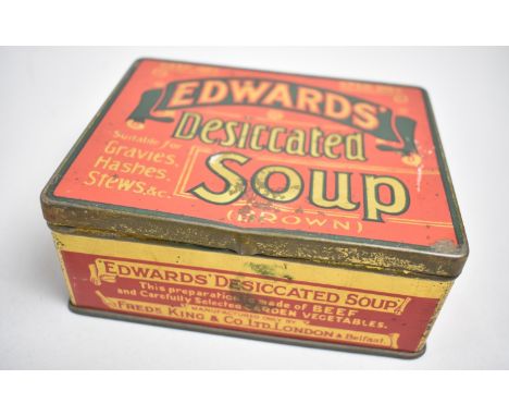 A Vintage Tin for Edwards's Desiccated Soup, 13cms Wide