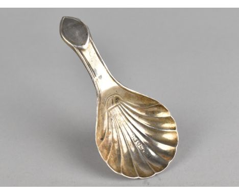 A Silver Caddy Spoon by CC, Birmingham Hallmark 1841