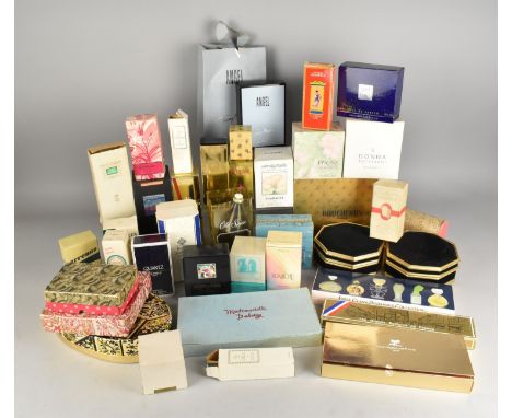 A Large Collection of Various Boxed Vintage and Later Perfumes etc to Include Mugler Angel, Moschino etc