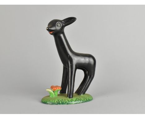 A Midwinter Pottery Figure, Larry the Lamb, 19cm high