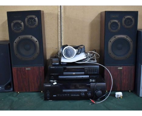 A Kenwood Compact Disc Player DP-940, a Kenwood AV Surround Receiver KRF-V5010 and Pair of Acoustic Profile 300 (Untested)
