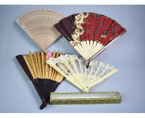 A Collection of Vintage Mid 20th Century Fans