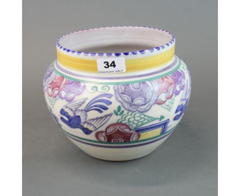 A Poole pottery planter, dia. 23cm.
