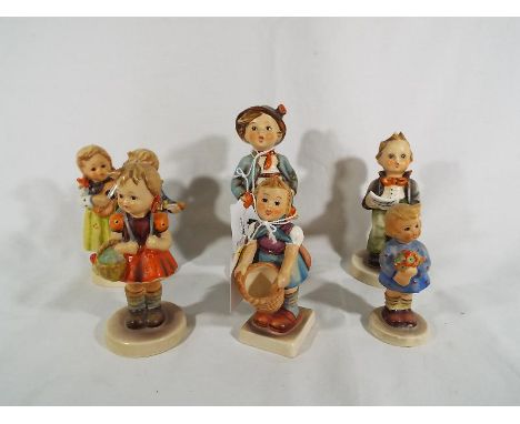 Six Goebel Hummel figurines (6)