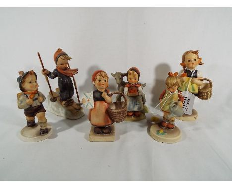 Six Goebel Hummel figurines (6)