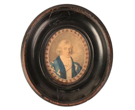 ENGLISH SCHOOL, EARLY 19TH CENTURY A portrait of Admiral Sir Philip Charles Durham (1763-1845) watercolour on paper, depicted