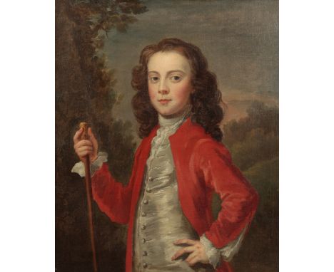 JOHN VANDERBANK (1694-1739) A portrait of Thomas Lennard Barrett, XVI Lord Dacre (1717-1786) circa 1730, 74cm x 62cm