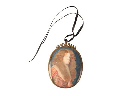 AFTER SAMUEL COOPER (c.1608-1672) A portrait miniature possibly Anthony Ashley Cooper (1652-1699), 2nd Earl of Shaftesbury, p