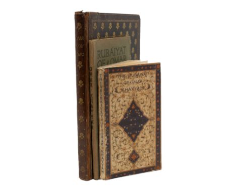 FITZGERALD, Edward (Transl.). Rub&aacute;iy&aacute;t of Omar Khayy&aacute;m, 8vo, bound in full crushed morocco gilt by Hatch