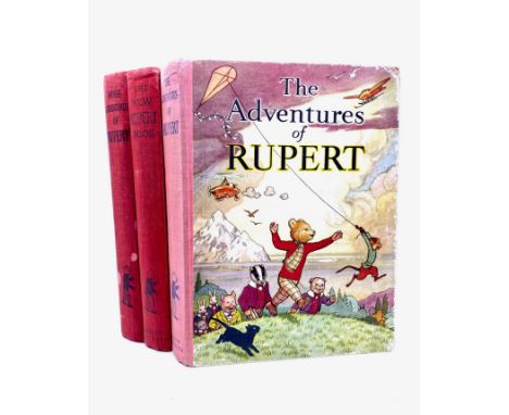 TOURTEL, Mary. More Adventures of Rupert, first edition, Daily Express, [1937], internally good &amp; bright, no doodles or c