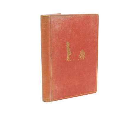 MILNE, A. A. The House at Pooh Corner, first edition, first printing, London: Methuen, 1928. Octavo, publisher's salmon pink 