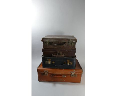 A Collection of Four Small Vintage Cases 