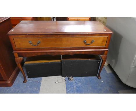 A Van Der Molen Vintage Mahogany Cased Music Centre With Garrard Belt Drive Turn Table Together with Two Unrelated Speakers 