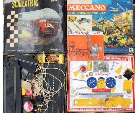 Collectables: A collection of assorted items to include: a boxed Meccano Site Engineering Set No. 5 (unchecked for completene