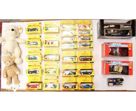 Diecast: A collection of twenty-four boxed Maisto Sportscar Collection vehicles; together with a boxed Maisto Special Edition