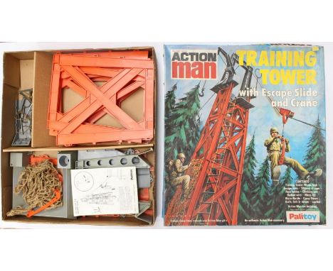 Toys: A collection of assorted toys to include: boxed Action Man Training Tower, Palitoy Family Tree House, Sinclair ZX Spect