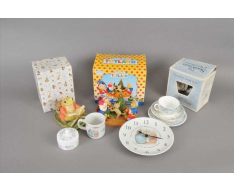 Late 20th century collectable ceramics including Royal Doulton 'Rupert the Bear', Royal Doulton 'The Snowman', Enid Blyton 'N