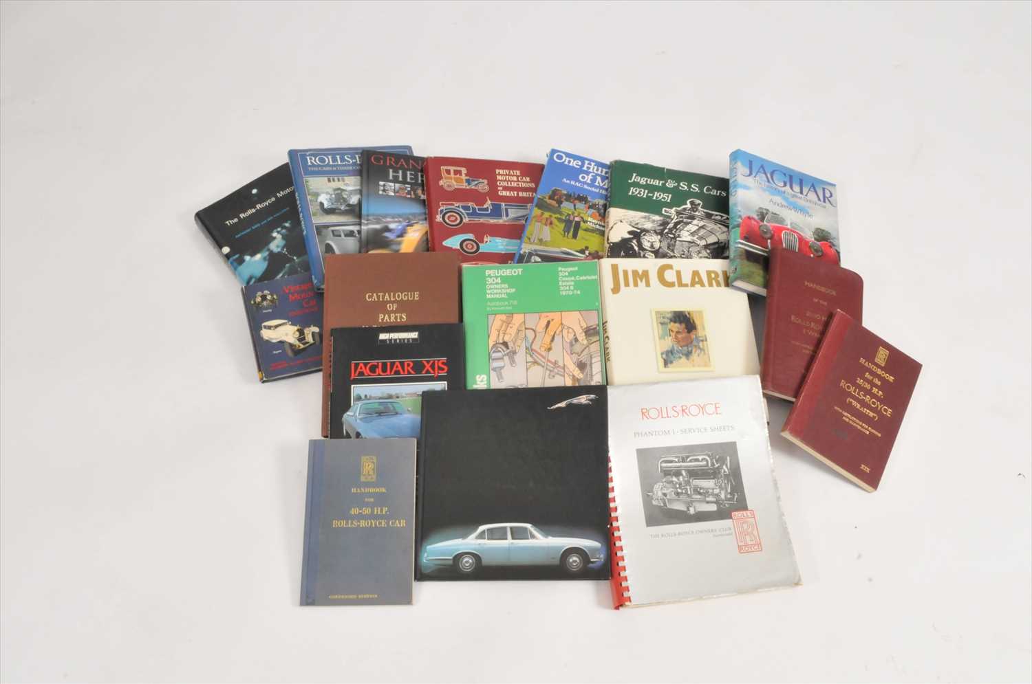 A quantity of 7 Rolls-Royce related books to include a Phantom I