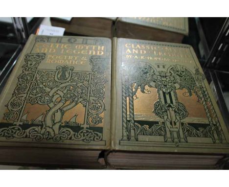 SQUIRE, CHARLES, CELTIC MYTH AND LEGEND cloth boards, n.d.; also Classic Myth and Legend by A.R. Hope Moncrieff, cloth boards