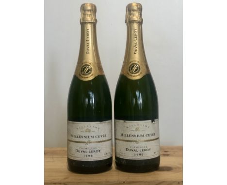 2 Bottles Champagne Duval-Leroy Epernay Vintage 1990
&nbsp;