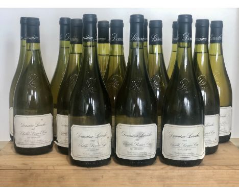 14 bottles Chablis Premier Cru from Domaine Laroche comprising : 6 bottles Premier Cru 'Les Vaudevey' Vintage 1995, 5 bottles