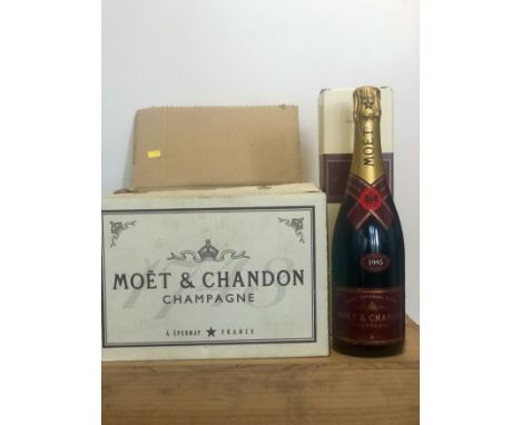 5 Bottles Champagne Moet et Chandon Rose Brut Imperial Vintage 1995 (individually boxed and in original outer)
&nbsp;