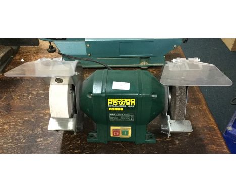 A Record Power RSBG6 bench grinder.