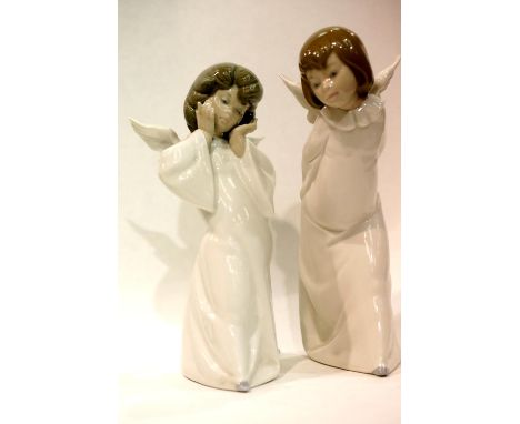 Two Lladro angels. No damage. P&amp;P Group 3 (£25+VAT for the first lot and £5+VAT for subsequent lots) 