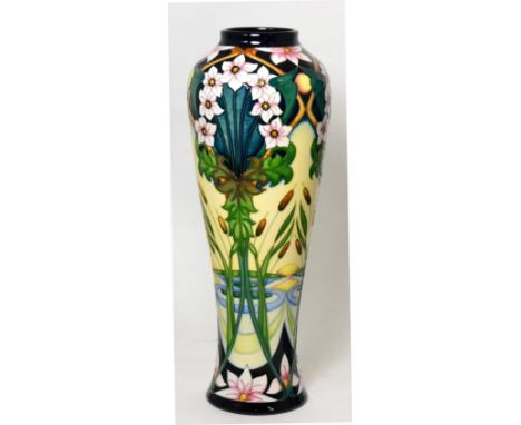 Moorcroft baluster vase by Kerry Goodwin, limited edition 56/100, 36cm high, with box First quality, good condition