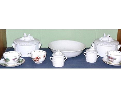 Royal Worcester gourmet oven china blanc de chine wares and others (10)