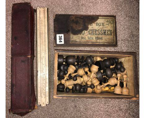 BOXED CLUB CHESS MEN