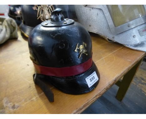 GERMAN FIREFIGHTER'S HELMET