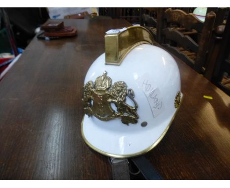 DUTCH AMSTERDAM FIREFIGHTER'S HELMET