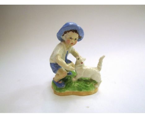 A Royal Worcester figurine "September" 3457, modelled by F.G. Doughty, 12cm tall