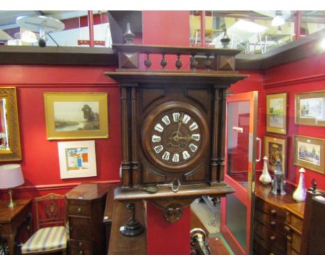 A late Victorian cartel clock