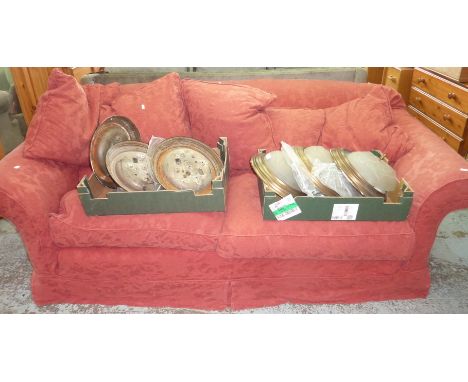 Large two set sofa with loose covers 