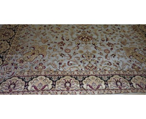 Light blue Keshan carpet 2.80 x 2.00