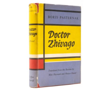 Pasternak (Boris) Doctor Zhivago, first English edition, original cloth, dust-jacket, 1" tear down joint from spine head, chi