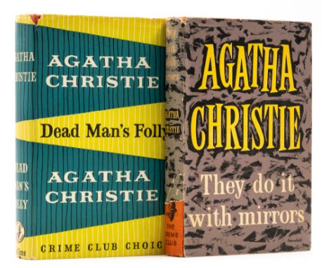 Christie (Agatha) They Do It With Mirrors, jacket with loss to spine tail, upper panel edge slightly nicked, lower panel ligh