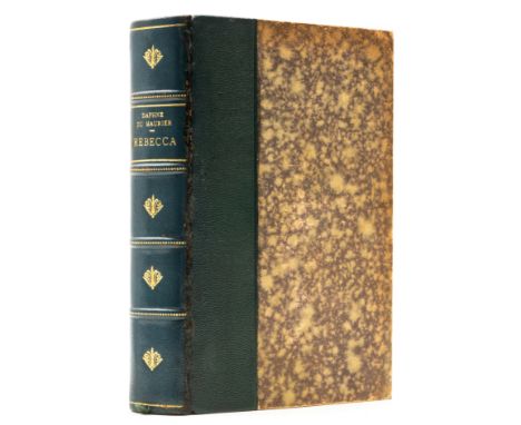 Du Maurier (Daphne) Rebecca, first edition, very light foxing to first few pages, contemporary morocco-backed boards, light r