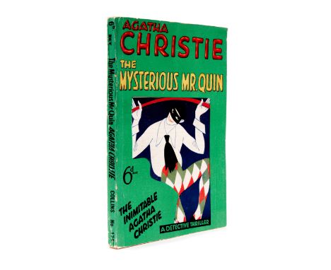 Christie (Agatha) The Mysterious Mr. Quin, first separate edition, light marginal browning, advertisement card for Pall Mall 