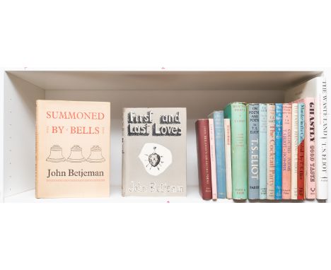 Betjeman (John) Summoned By Bells, original boards, dust-jacket, fading marks along edges but still crisp overall, 1960; Firs