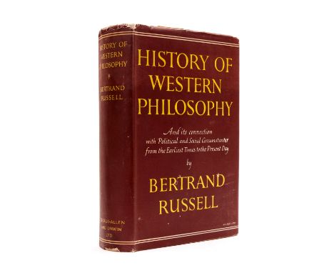 Russell (Bertrand) History of Western Philosophy, first edition, original cloth, dust-jacket with map printed on verso, spine