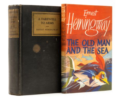 Hemingway (Ernest) A Farewell to Arms, first edition, first issue without the legal disclaimer, endpapers browned, original c