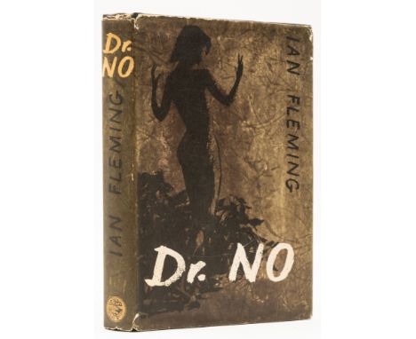 Fleming (Ian) Dr. No, first edition, light staple staining to margins of pp.238-9, original second state boards with silhouet