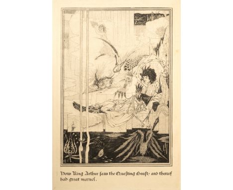 Beardsley (Aubrey).- Malory (Sir Thomas) [Le Morte Darthur] The Birth, Life and Acts of King Arthur..., 2 vol., one of 1500 c